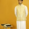 Buy Embroidered Organza Waist Coat Online