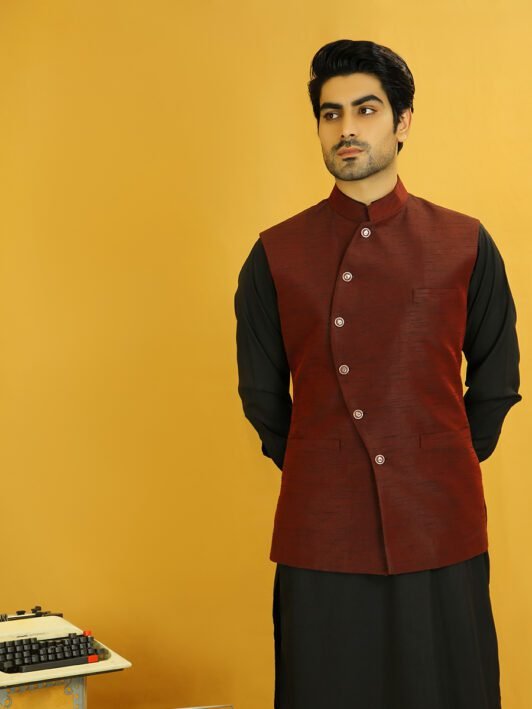 Buy men's waist coats online in Pakistan