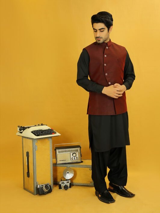 Buy men's waist coats online in Pakistan