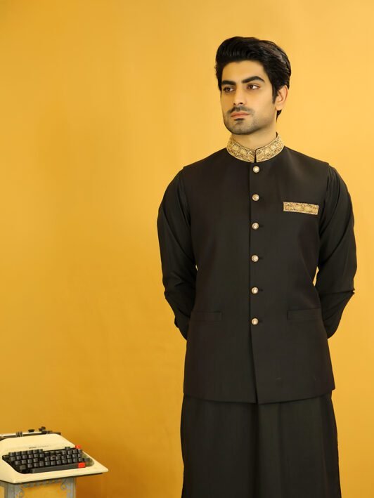 Pakistani men's waistcoat styles