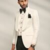 Trendy men's two piece suit