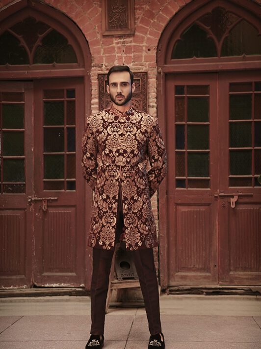 Trendy Jamwar wedding sherwani