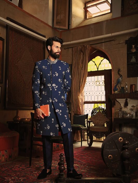 Classic embroidery sherwani styles