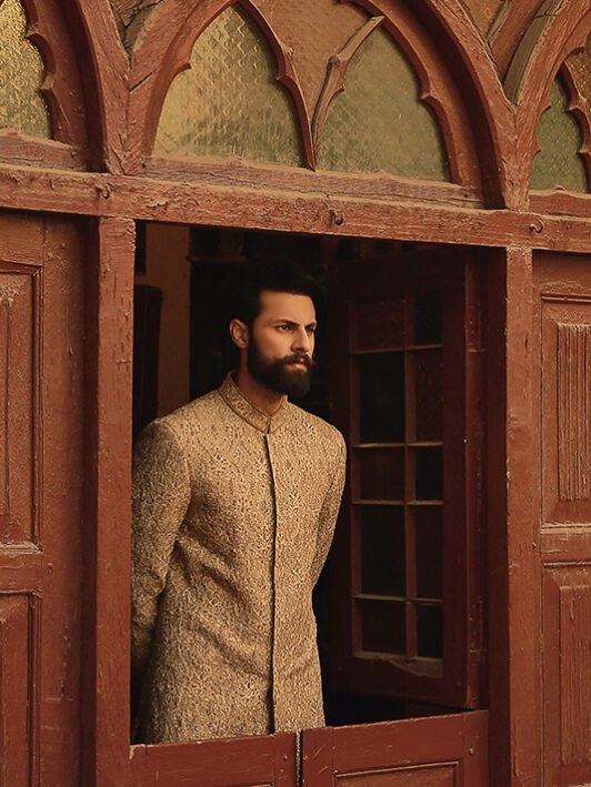 Embroidery sherwani online