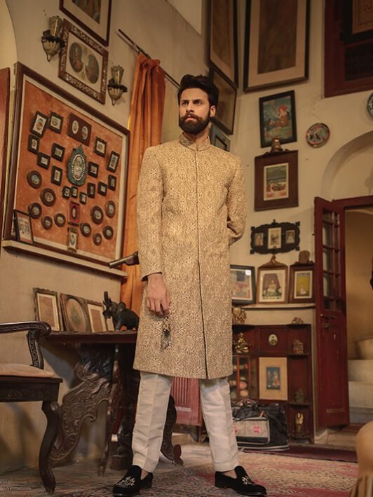 Embroidery sherwani online