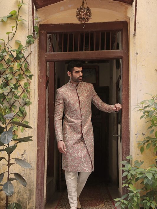 Trendy Organza sherwani online