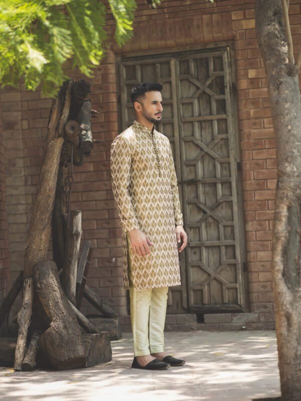 Buy Embroidered Silk Kurta Online