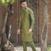 Wedding Embroidered Silk Kurta