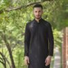 Party Wear Embroidered Silk Kurta