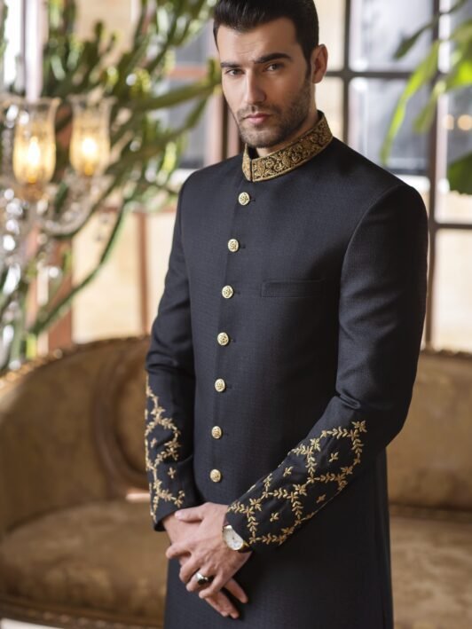 Groom wedding sherwani for men