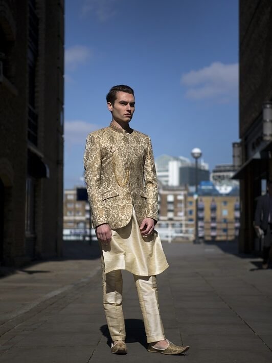 Buy Jamawar Prince Coat Online