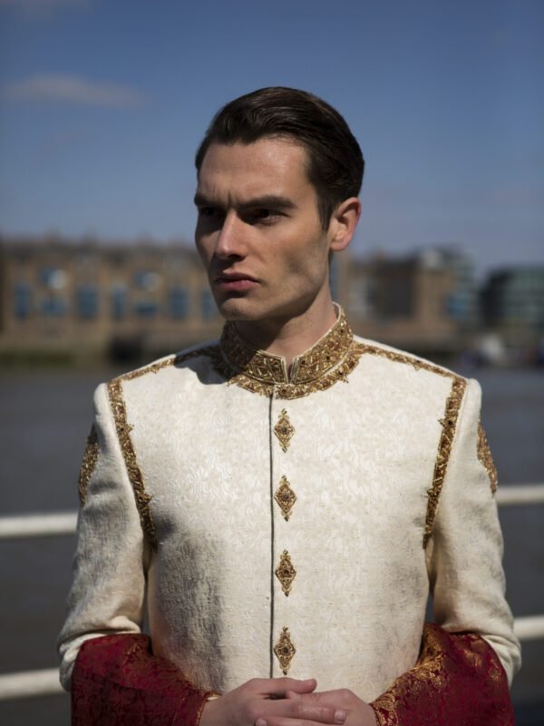 Trendy Embroidery Sherwani Online