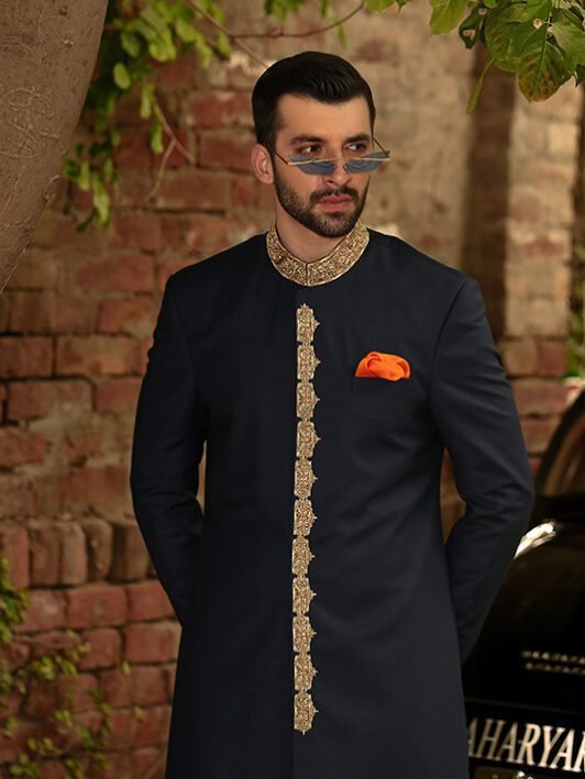 Classic Hand Worked Sherwani Styles Online