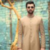 Wedding hand worked sherwani online